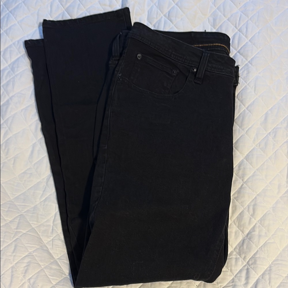 Nickel & Iron Black Straight Leg Jeans Timeless Design